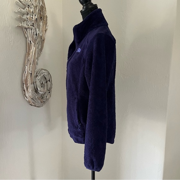 North Face Fleece Jacket S Purple Osito Soft Sherpa High Deep Pile - Picture 2 of 15